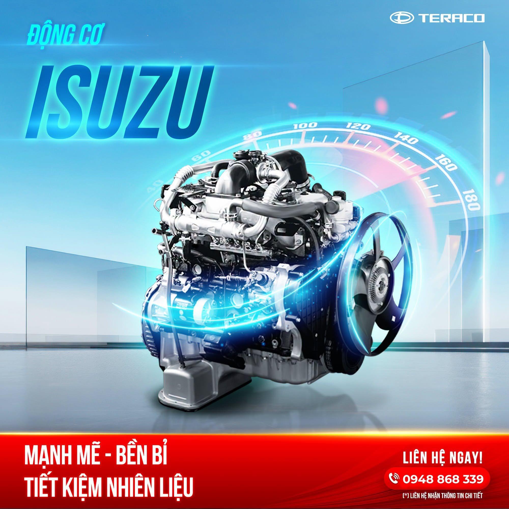 ĐỘNG CƠ ISUZU Động cơ Isuzu xe tải Teraco tiết kiệm nhiên liệu