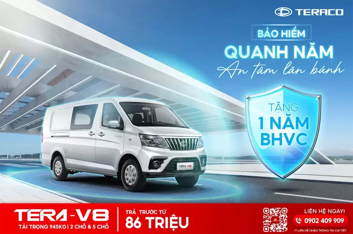 Tera-V8 – tải van hoàn hảo