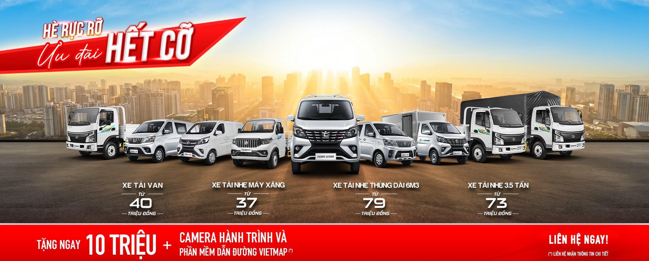 Xe tải 1 tấn - 2 tấn